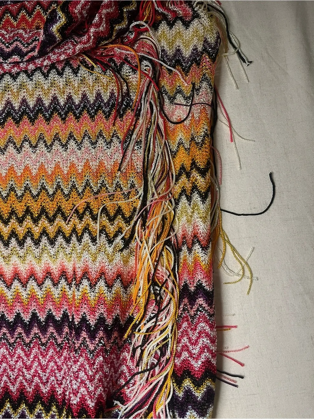 Missoni Mare Multicolor Chevron Beach Swimwear - Picture 5 of 9